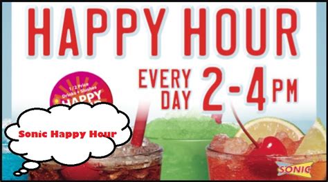 Sonic happy hour. Things To Know About Sonic happy hour. 